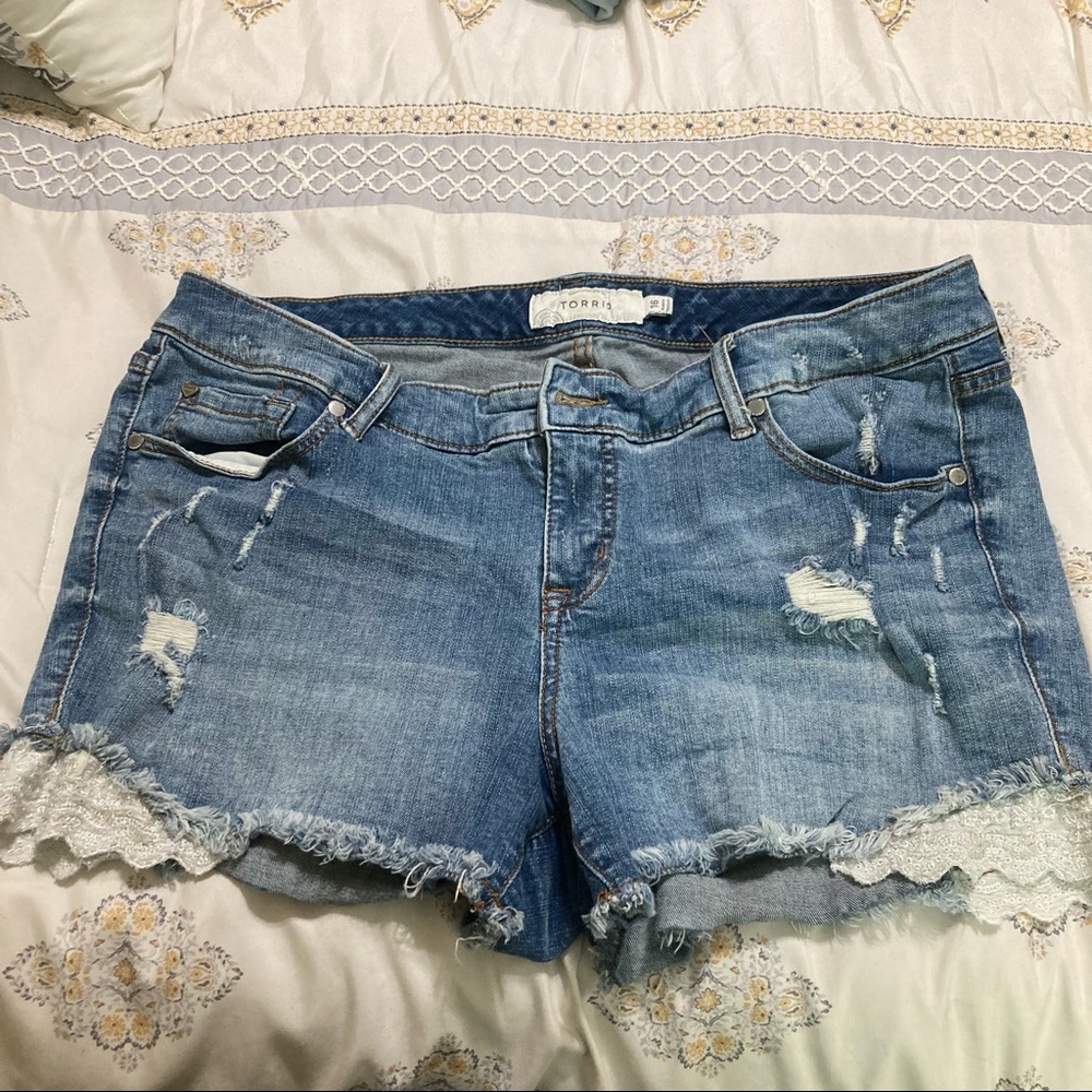 Torrid Jean Shorts